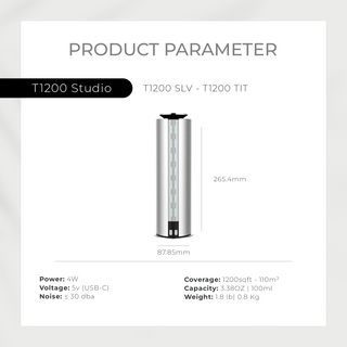 T1200 STUDIO (Silver) | NEW