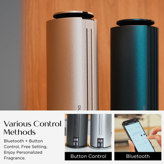 T1200 Studio Scent Diffuser +1 Fragrance TRUTH Inspired by Cabana | Ritz Carlton Hotel & 1 Fragrance LIGHT Scent Oil for Diffusers (2 Fl Oz | 2 Pack)