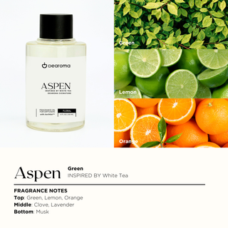 ASPEN | Óleo de Fragrância (Inspirado no Chá Branco | Assinatura Dearoma)