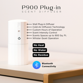 B1200 Smart + P900 Plug-in White Scent Diffuser +  Peace Fragrance Oil Inspired by Dream On | Westing Hotels (4 Fl oz))